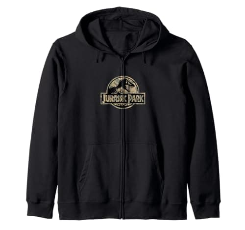 Image of Jurassic Park Circle Logo Camo Zip Hoodie