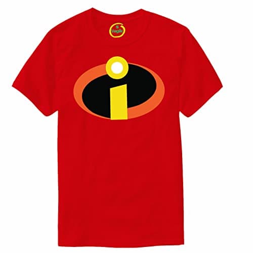 Image of The Incredibles Mr Symbol Superhero Costume Men Kids Unisex Crewneck Tee T-Shirt