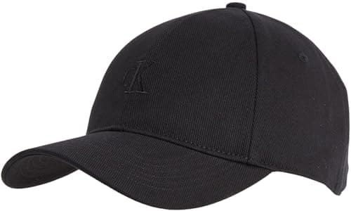 Image of Calvin Klein Jeans Men's 6 Panel Small Monogram Cap LV04G5002G, Orange, One Size