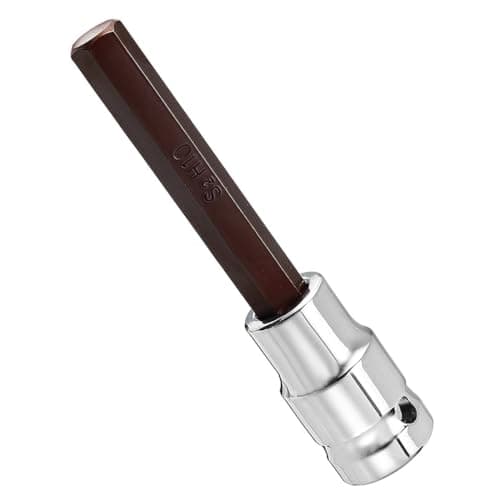 Image of TA-VIGOR Hex Bit Socket, 1/2" Drive x H10 (10mm) Allen Key Socket, Premium S2 Steel Bits, Hex Bit with 100mm Length for Ratchet Wrench, Torque Wrench, Slide Bar, Impact Power Drills