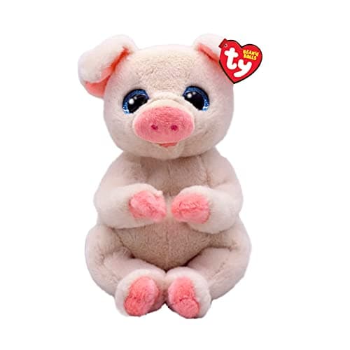 Image of TY Penelope Pig Beanie Bellie Regular 6 Inches | Beanie Baby Soft Plush Toy | Collectible Cuddly Fabric Teddy