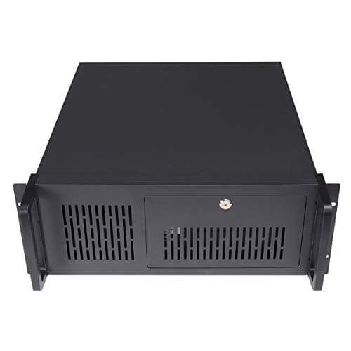 Image of JUSTOP 4U 500 V2 Rackmount Server Case 500mm Deep ATX/Micro ATX/Mini ITX Chasis, 2x USB 2x 5.25” External Bay Lockable, 1x 120mm Fan Included