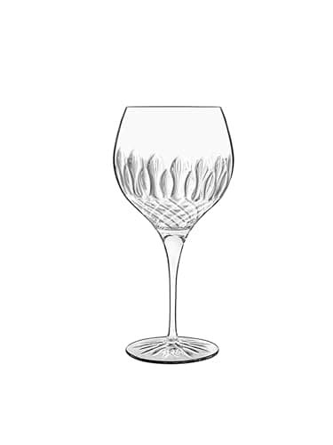 Image of Luigi Bormioli Gin Glasses Set of 4 - Crystal Diamante Gin Glasses Set 4 x 650ml Balloon Glasses & Gift Box, Ultra Clear & Durable Dishwasher Safe Glassware with Reinforced Stems, Made In Italy