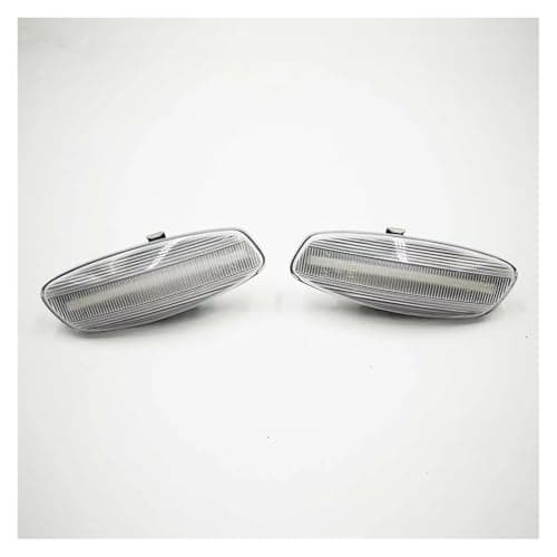 Image of SMLZZC Door Side Wing Mirror Indicator Light For Peugeot 207 308 3008 5008 For RCZ 2Pcs Dynamic LED Side Marker Lights Turn Signal Light Blinker(Clear shell,No Dynamic)