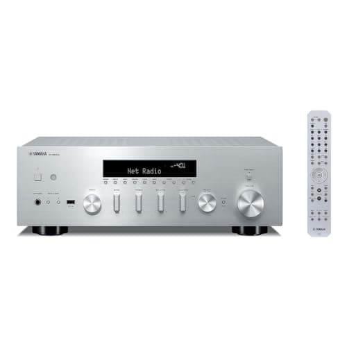 Image of Yamaha R-N600A Network Receiver with Streaming, Phono and Built-in DAC, Silver