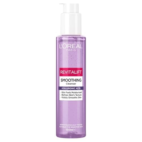 Image of L'Oréal Paris Revitalift Filler Smoothing Cleanser, Fromulated with Hyaluronic Acid, Cleanse impurities; Skin feels moisturised, Refines skin Texture, Visibly Smooths skin, 150ml
