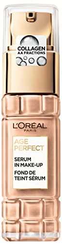 Image of L'Oréal Paris Serum in Makeup for Mature Skin, Liquid Foundation with SPF 24, For a Radiant Complexion, Age Perfect, No. 230 Golden Vanilla, 1 x 30 ml