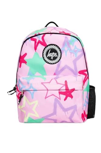 Image of hype Graffiti Star Backpack (One Size) (Pink)