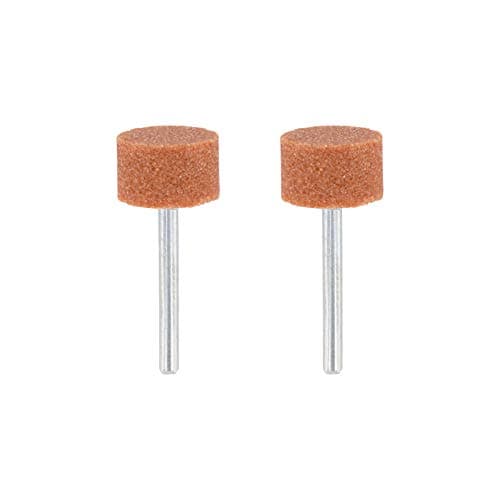 Image of Dremel 8193 Aluminium Oxide Grinding Stones Accessory Set, 2 Cylindrical Grinding Stones for Grinding and Sharpening Metals (15,9 mm)