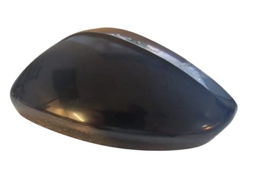 Image of LT2CP Wing Mirror Cover for Peugeot 208 2012–2020 – Left Passenger Side Door Mirror Cap – Matt Black Exterior Mirror Housing Replacement