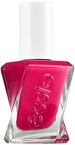 Image of Maybelline Essie Gel Couture Longlasting High Shine No UV Lamp Required Nail Polish Dark Pink Colour, Shade 300 The It-factor 13.5ml