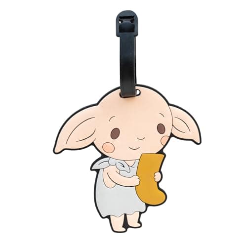 Image of Grupo Erik Luggage Tags - Dobby Harry Potter Merchandise | Luggage Tag, Suitcase Tags, Travel Gifts, Travelling Essentials | Harry Potter Gifts Under 5 Pounds