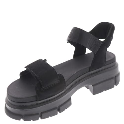 Image of UGG Women's, Ashton Ankle, Open Toe, BLACK, UK9