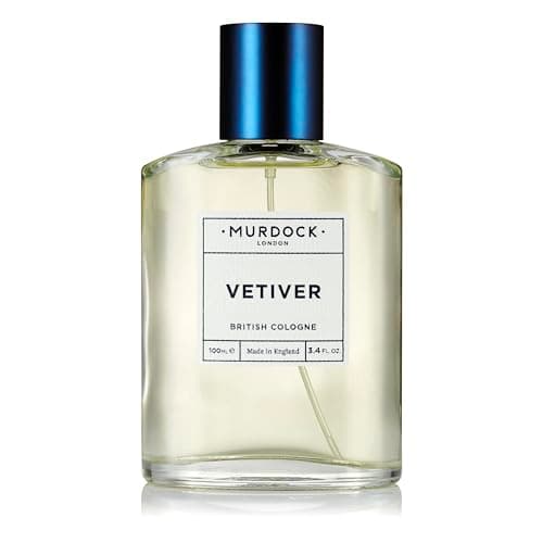 Image of Vetiver Cologne 100ml 3.4 fl ozMurdock London Vetiver Cologne - Clean Fragrance with Citrus Sharpness and Woody Undertones for Men, 100ml