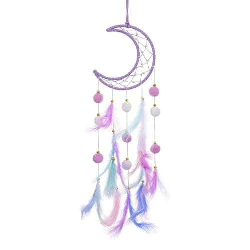 Image of Dream Catcher, Dream Catcher for Girls, Boho Wall Hanging Decor for Bedroom, Handmade Dreamcatcher Suitable for Women, Mothers, Birthday, Special Occasion Decor