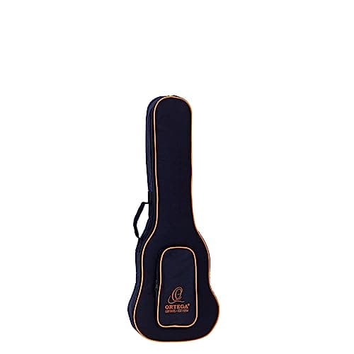 Image of Ortega Guitars Economy Series Bag - Baritone Ukulele Bag - Height 78 cm - With Shoulder Straps - Nylon, Black (OUBSTD-BA)