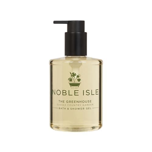 Image of Noble Isle Shower Gel | Luxury Bath & Body Wash For Men & Women | Vegan Friendly, Real Perfume, Britain In A Bottle | Made In The UK (Greenhouse, 250ml)