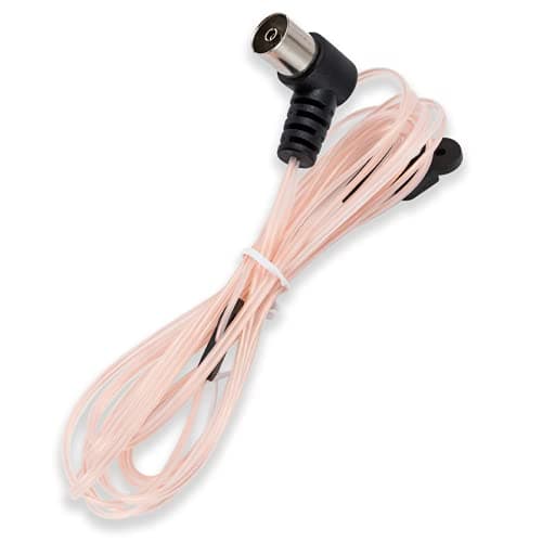Image of Vecys FM Antenna Dipole Antenna 75 Ohm for Home Theater Indoor Car Auto Vehicle Radio Push-On TV/PAL Female Connector Stereo Receiver Amplifier Tuner