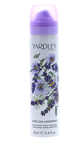 Image of Yardley English Lavender Body Spray, 75 ml, Pack of 2 (packaging may vary)