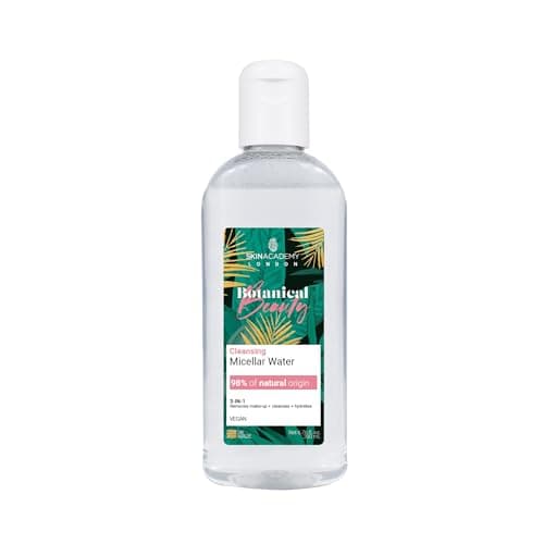 Image of Skin Academy London | Botanical Beauty Micellar Cleansing Water | 98% Nature Derived | Vegan | 200ml