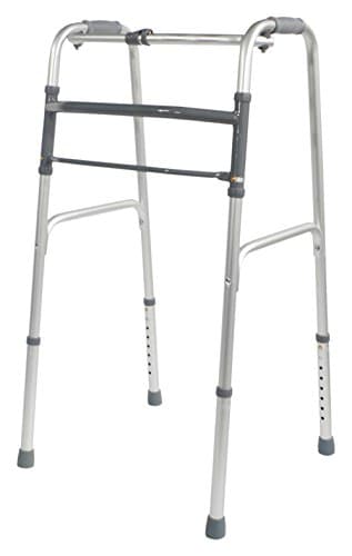 Image of Aidapt Adjustable Height Folding Aluminium Lightweight Walking Frame with Fast Fold Mechanism and Anti Slip Ferrule Feet to Aid Stability and Confidence When Walking Aid