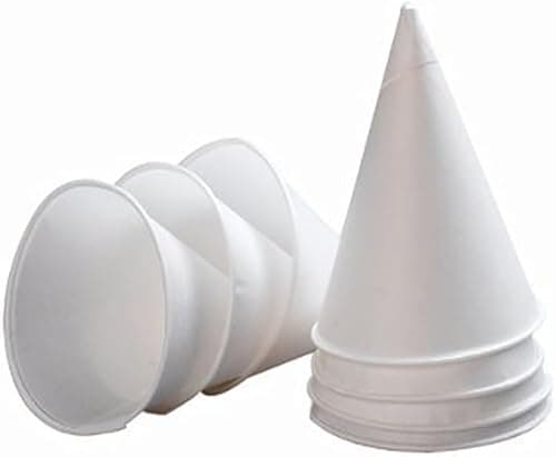 Image of 5000 Water Cones for Offices Work Schools Hospitals 4oz White Biodegradable