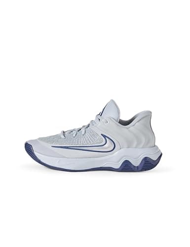 Image of Nike Giannis Immortality 4 Basketball Shoe FQ3680, Wolf Grey Pure Platinum Midnight Navy Metallic Platinum, 10.5 UK