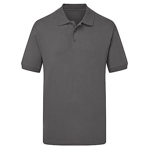 Image of UCC 50/50 240gsm Unisex Pique Polo - Charcoal - 3XL