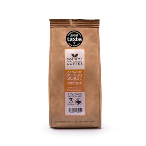 Image of Organic Nicaragua Ground Coffee – Award Winning Medium-Dark Roast – Single Origin 100% Arabica – Milk Chocolate & Caramel with Citrus notes Freshly Roasted 227g bag