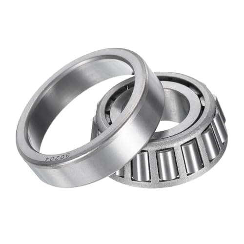 Image of sourcing map 30204 Tapered Roller Bearing Cone and Cup, 20mm Bore x 47mm OD x 15.25mm Thick, Chrome Steel Taper Bearing Set, ABEC-5