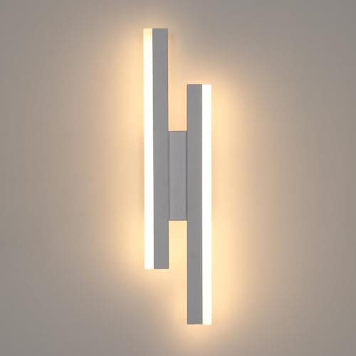 Image of Riserva Modern LED Wall Lights, 16W Acrylic LED Indoor Wall Light, 3000K Warm White, Long LED Sconce Wall Light, Wall Sconce Lights for Bedroom Living Room Corridor Hallway