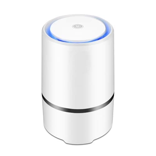 Image of JINPUS Air Purifier Air Cleaner for home with True HEPA Filter, Portable Air Purifiers, Air Ionizer Remove Dust, Pollen, Smoke, Odors with 5 V 1.5 M USB Cable