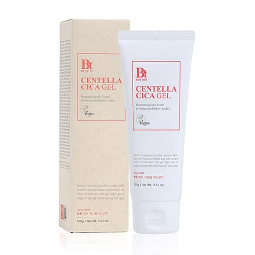 Image of BENTON Good Bye Redness Centella Gel 100g (3.52 oz.) - Centella Asiatica Redness Relief & Soothing Gel, Fresh Lightweight Gel for Oily Skin, Irritated, Blemished Skin