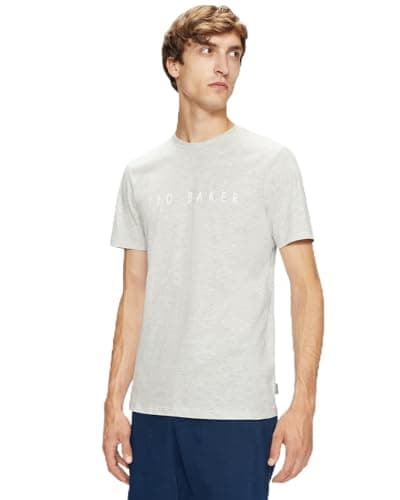 Image of Ted Baker Mens Broni Short Sleeve T-Shirt Grey S