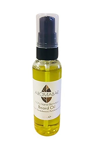Image of Beard Oil 60ml with Cedarwood, Sandalwood, Patchouli and Lemon Pure Essential Oils 100% Natural Oils Beard Conditioning Oil Woody Scent Softens and Conditions