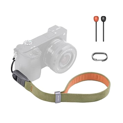 Image of PGYTECH Camera Wrist Strap Air, Adjustable Quick Release Camera Hand Strap Compatible for DSLR or Mirrorless Camera, Grass Green