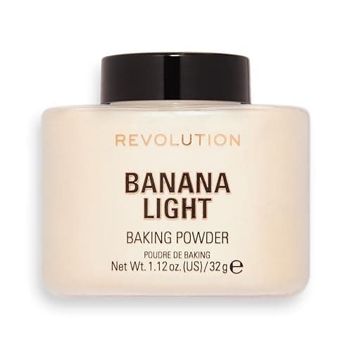 Image of Revolution Loose Baking Powder - Banana Light, 1 Count (Pack of 1), 1095310