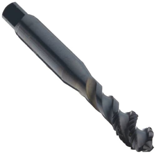 Image of Dormer E003M20 Series E003 HSS-E-PM Spiral Flute Machine Tap Metric with Steam Tempered Finish, ISO Standard, M20 x 2.50 mm Thread, 112 mm Length