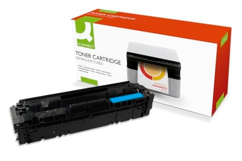 Image of Q-Connect Compatible Toner for HP CF411A Toner Cartridge, Cyan