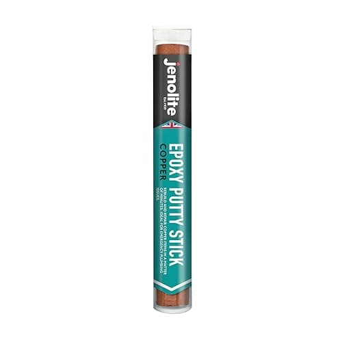 Image of JENOLITE Epoxy Putty Repair Stick | COPPER | Copper Pipe & Tank Repair | Ideal For Plumbing Emergencies | Repair Leaking Hot Lines & Other Plumbing Issues | 112g (7 Inches)