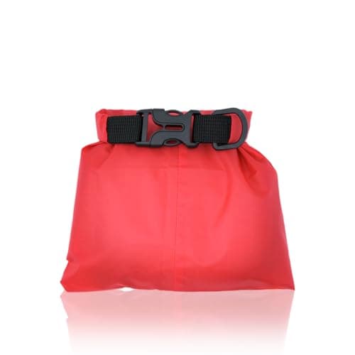 Image of LICQIC Waterproof Dry Bag, Drybag Canoe Bag, Dry Sacks Waterproof Bag, Red, 1.5 Litre