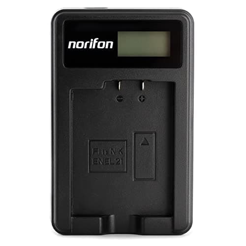 Image of Norifon EN-EL21 LCD USB Charger for Nikon 1 V2 Camera and More