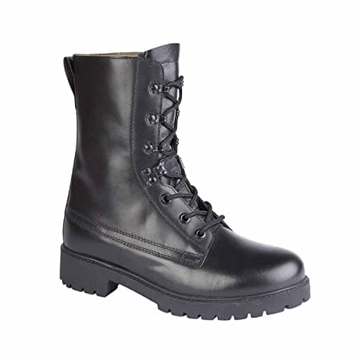 Image of Grafters M9666A Unisex Leather Assault Boots Black