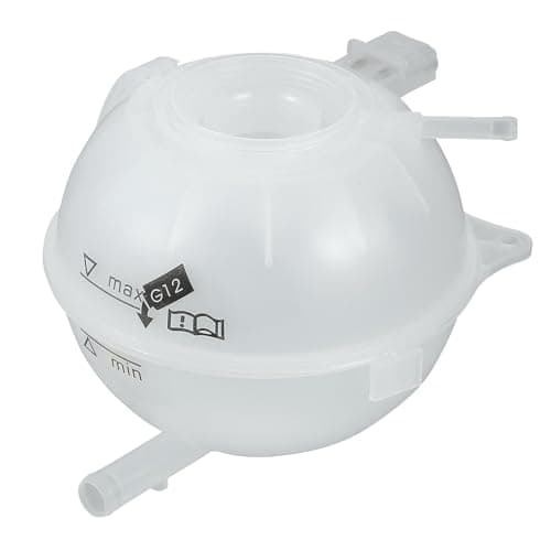 Image of INFINAUTO Coolant Reservoir Water Expansion Tank, Engine Coolant Expansion Recovery Overflow Bottle W/Sensor No.6Q0121407 for Skoda Fabia 01-08 White, 1 Pc