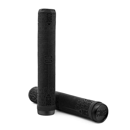 Image of CORE Skinny Boy Handlebar Grips for Bikes & Scooters BMX Cycling Mountain Bike Soft Non Slip Longneck Bike Grips Bar Ends Included fits All Stunt Scooters BMX MTB - 170mm - Black