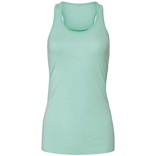Image of Bella Ladies/Womens Flowy Racerback Tank Top (L) (Mint)