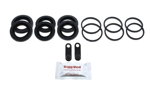 Image of Bigg Red – FRONT L or R Brake Caliper Seal Rebuild Repair Kit – Fits RANGE ROVER SPORT (2013–2018)