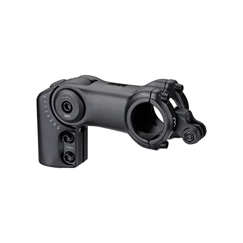 Image of BBB Cycling 100 mm Adjustable Handlebar Stem Direct Mount Stainless Steel Bolts -40 degree - +60 degree Angle 6061 T6 Aluminum HighFix OS BHS-35, Black