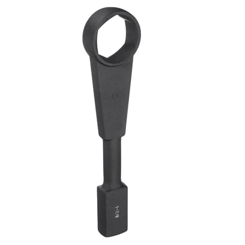 Image of Sourcing Map 1-7/8 Inch 6-Point Flat Strike Wrench Slogging Ring Spanner Straight Handle Box End Wrench