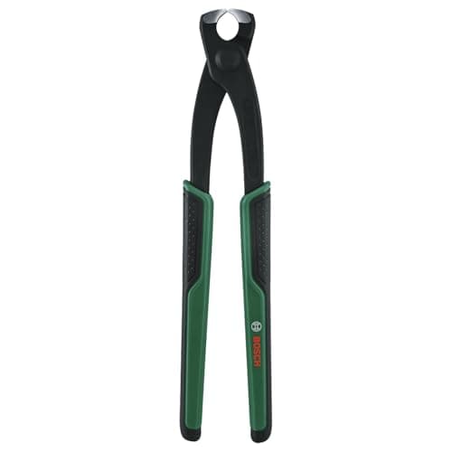 Image of Bosch Concreters’ Nippers 225mm (Heavy-Duty and Precise End Cutting Pliers; Chrome-Vanadium; Double Hardened Edges; Smooth Opening; Ergonomic Softgrip)